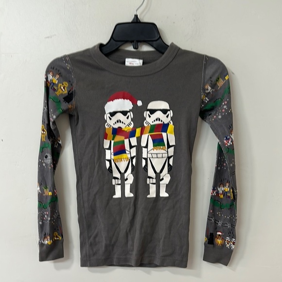 Hanna Andersson Other - Hanna Andersson Gray and White Pajama Top with Star Wars Disney